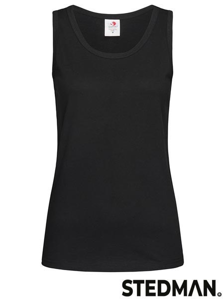 T-SHIRT DAMSKI BEZ RĘKAWÓW SST2900 BLO